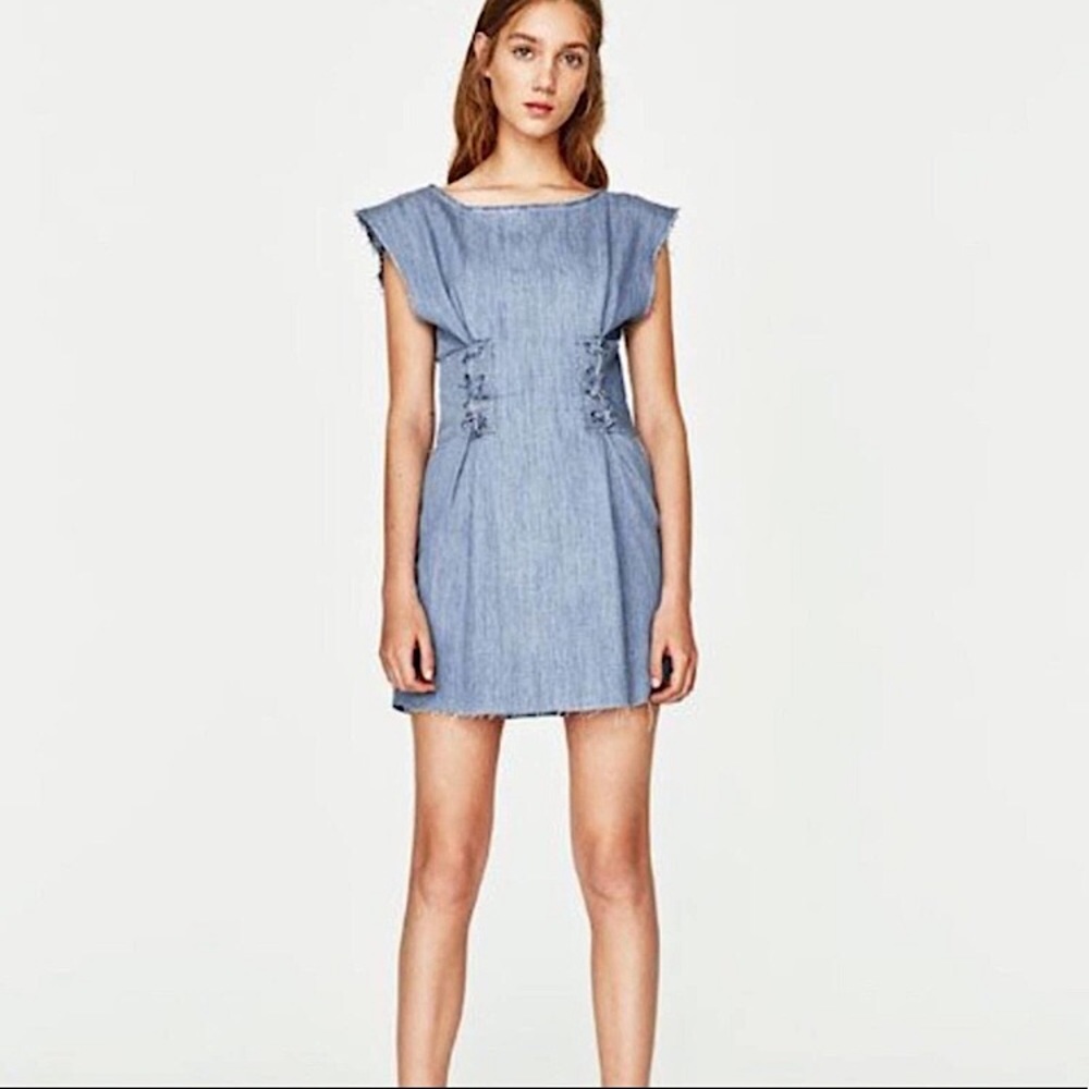 Zara Trufalac Denim Dress!